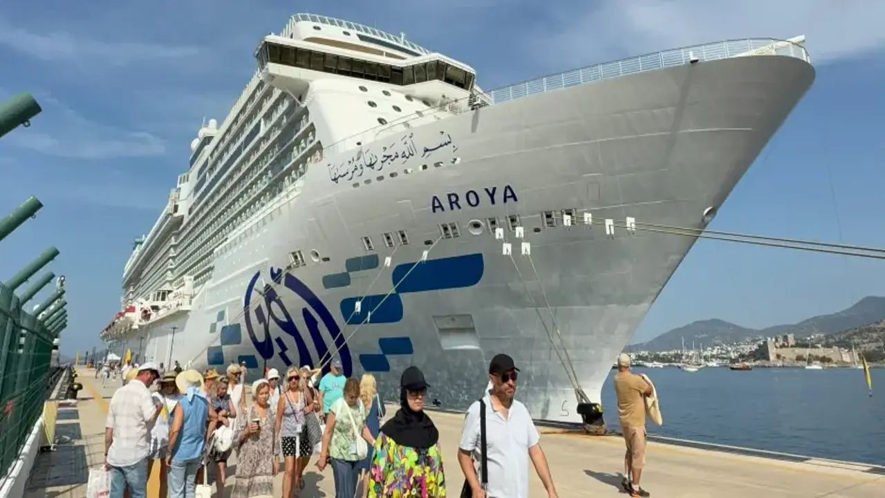Kruvaziyer turizmi şahlanıyor: Bodrum’a 2 bin 59 yolcu getirdi