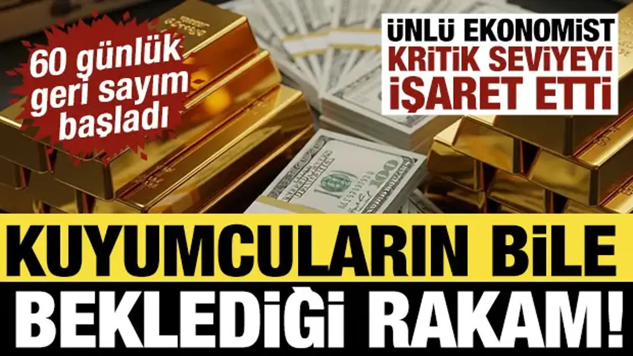 Kuyumcular bile bu rakamı bekliyor! Altın ve gümüş için 60 günlük geri sayım başladı