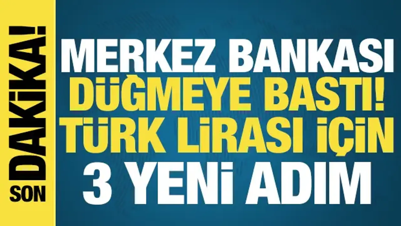 Merkez Bankası'ndan piyasalara 