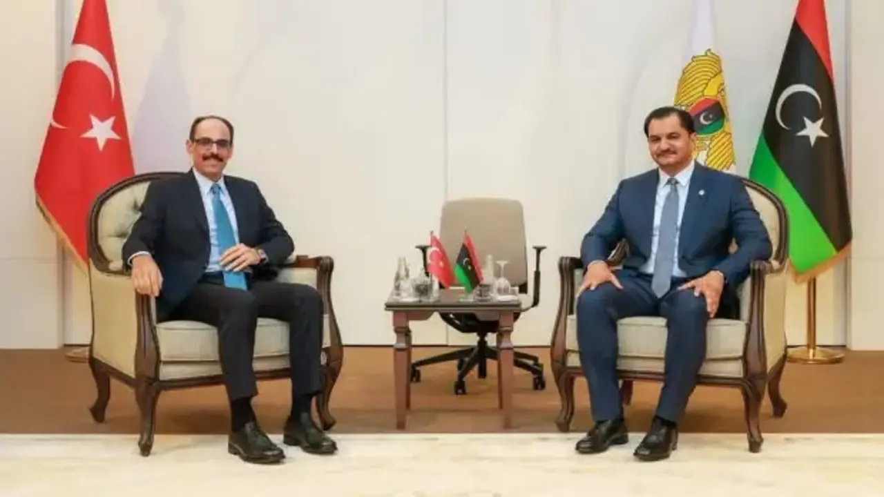 MİT Başkanı Kalın, Saddam Hafter ile Libya'da görüştü
