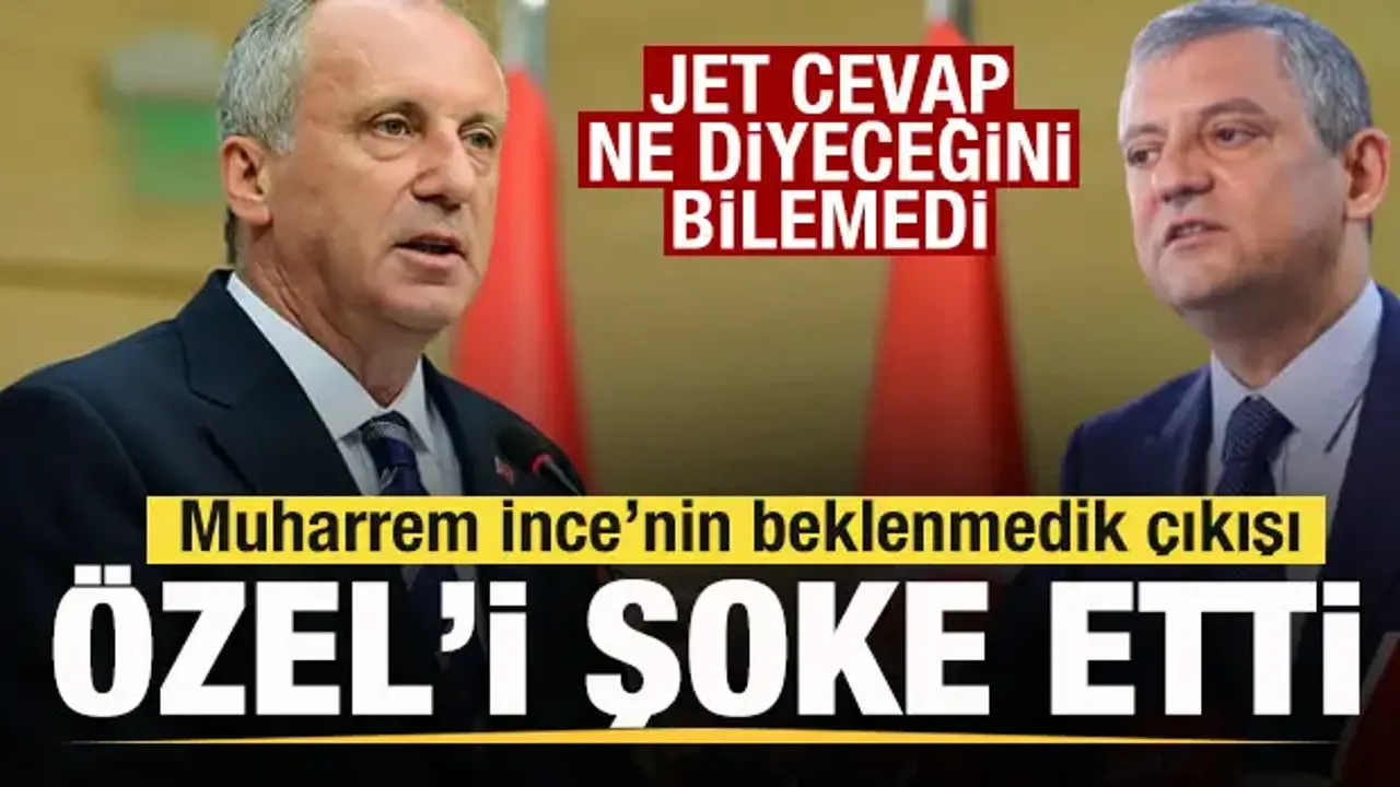 Muharrem İnce'nin sürpriz çıkışı Ögür Özel'i kızdırdı! Ne diyeceğini bilemedi