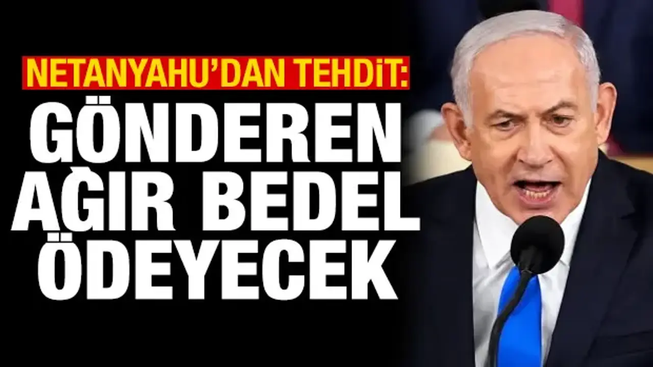 Netanyahu'dan Flydubai açıklaması: Gönderen ağır bedel ödeyecek