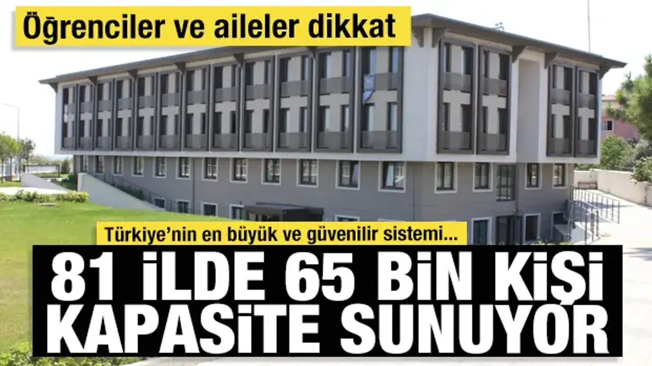 Öğrenciler ve aileler dikkat: İşte Türkiye’nin en büyük ve en güvenilir öğrenci yurdu ağı
