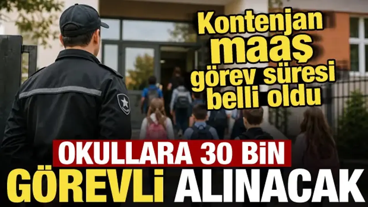 Okullara 30 bin bahçe görevlisi alınacak! İl il kontenjan ve maaş belli oldu