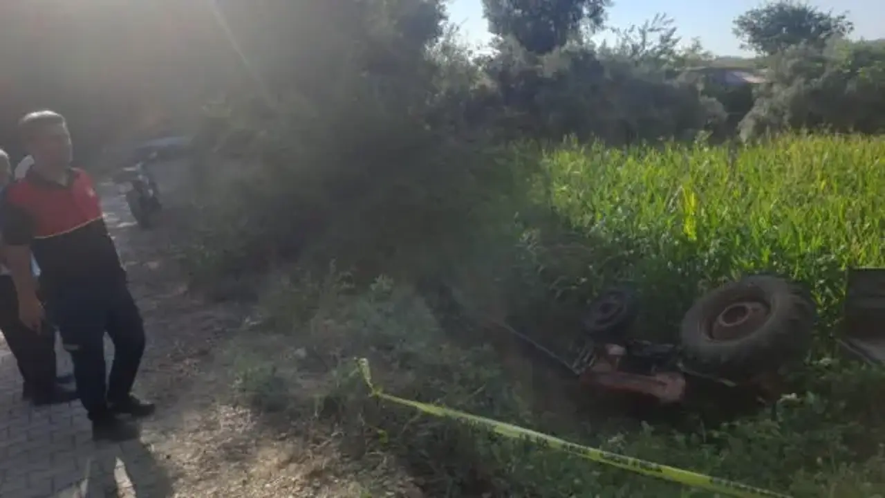 Osmaniye’de traktör devrildi, 2 kişi yaralandı
