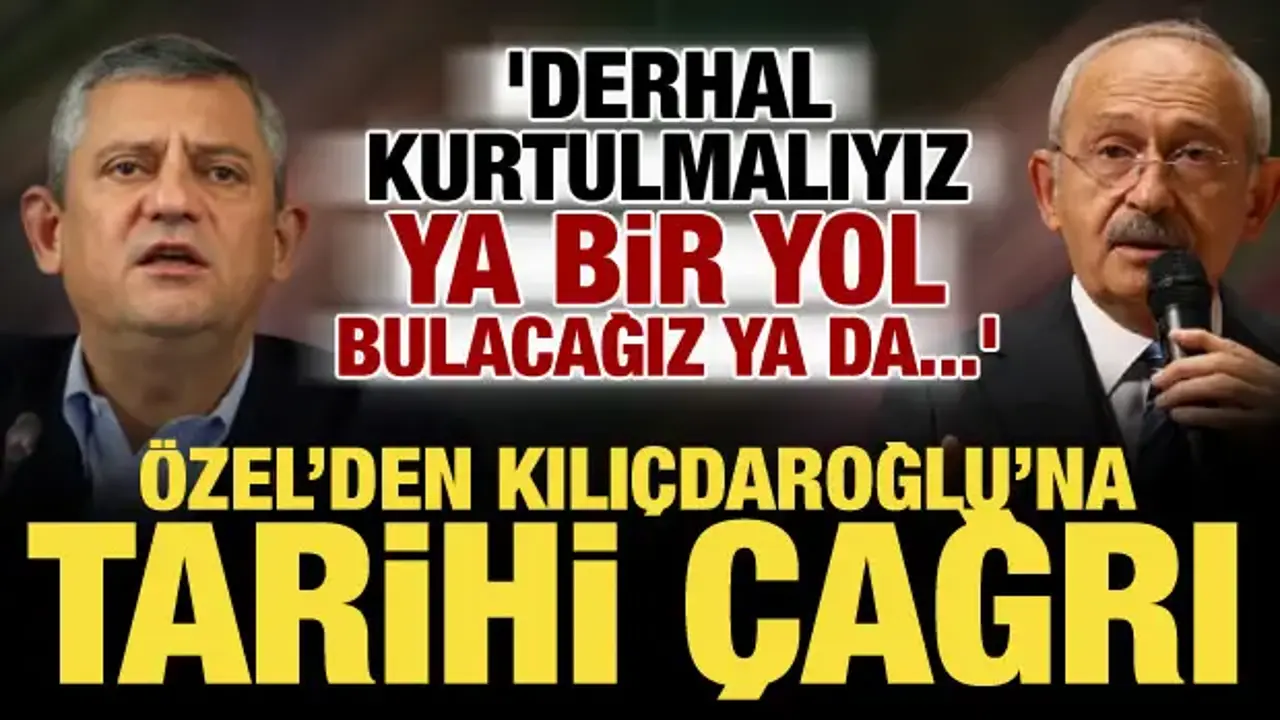 Özgür Özel grup toplantısında seslendi: Kılıçdaroğlu'na tarihi çağrıda bulunuyorum!