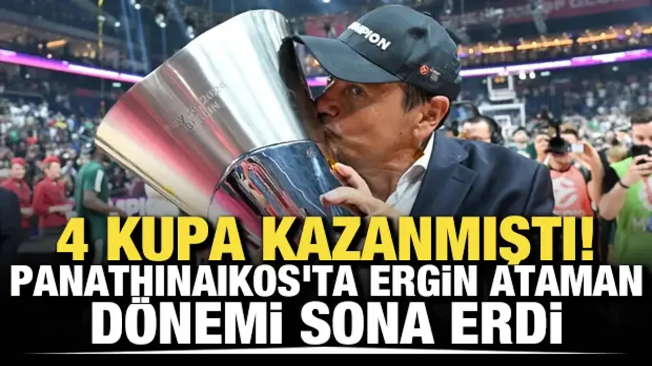 Panathinaikos'ta Ergin Ataman'la yollar ayrıldı