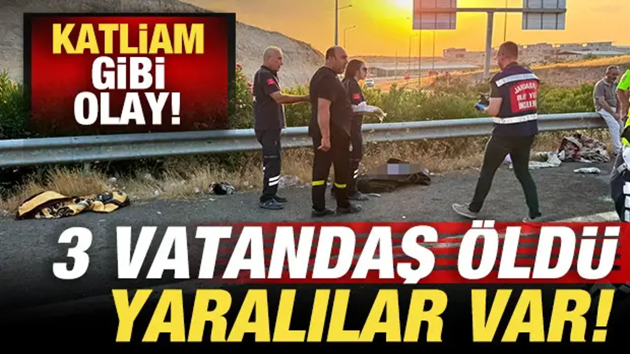 Şanlıurfa'da katliam gibi kaza: 3 vatandaş öldü, yaralılar var!