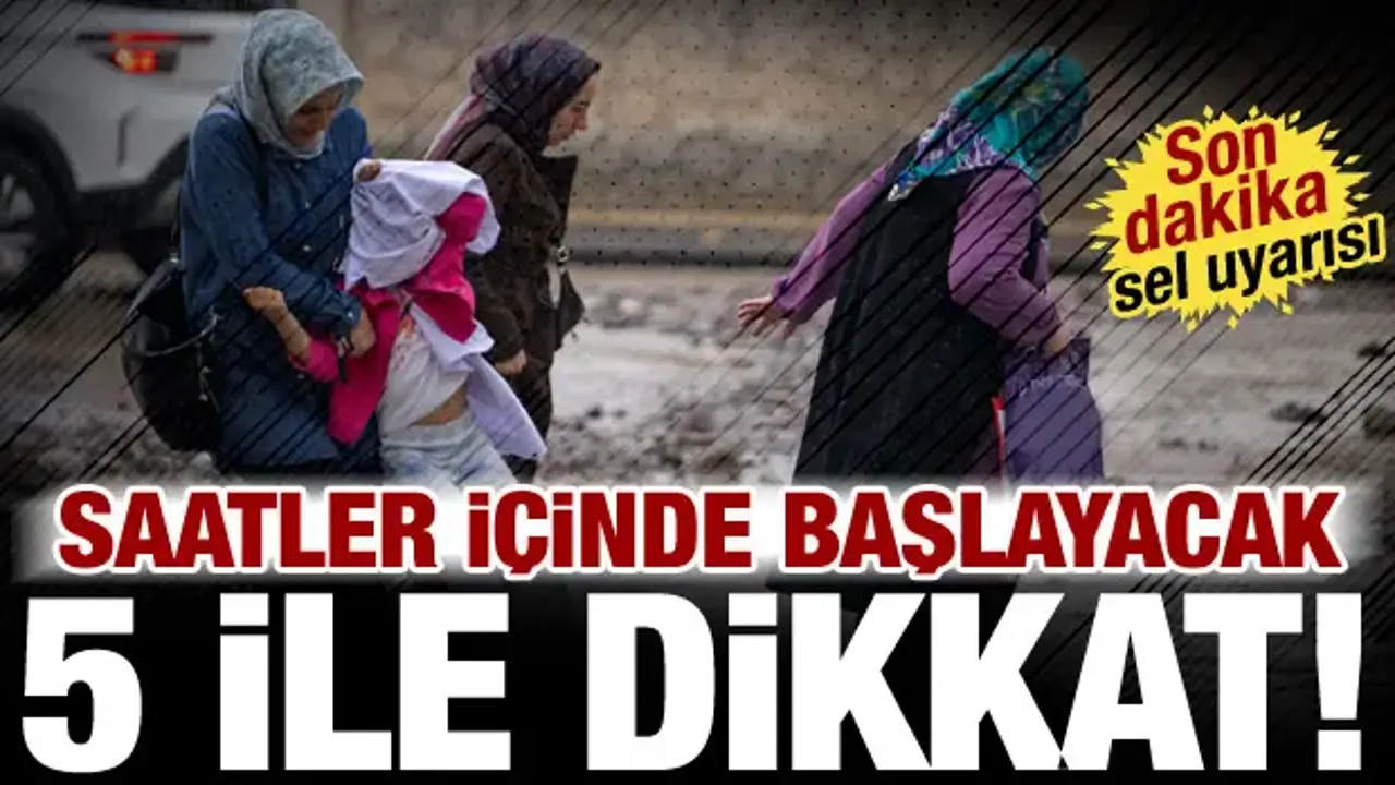 Sel ve heyelan riski kapıda! Kuvvetli yağış geliyor: Meteoroloji 5 ili özellikle uyardı