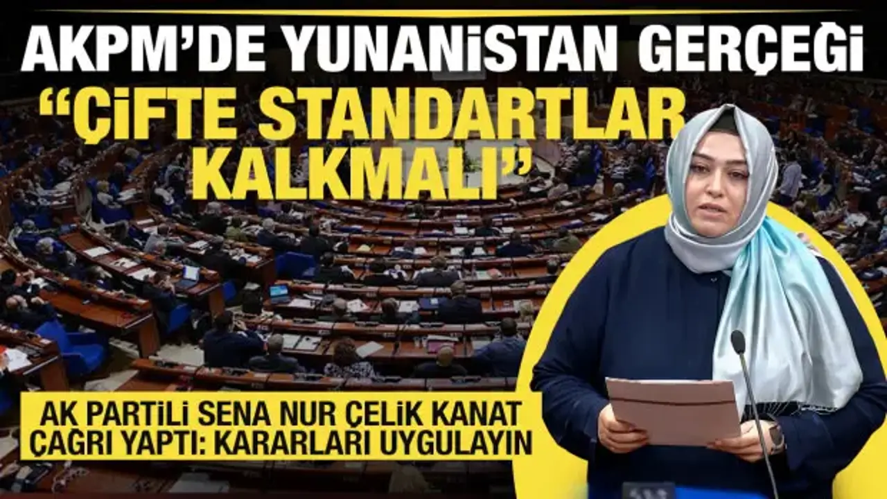 Sena Nur Çelik Kanat’tan Batı Trakya Türkleri için Avrupa'ya çifte standart tepkisi