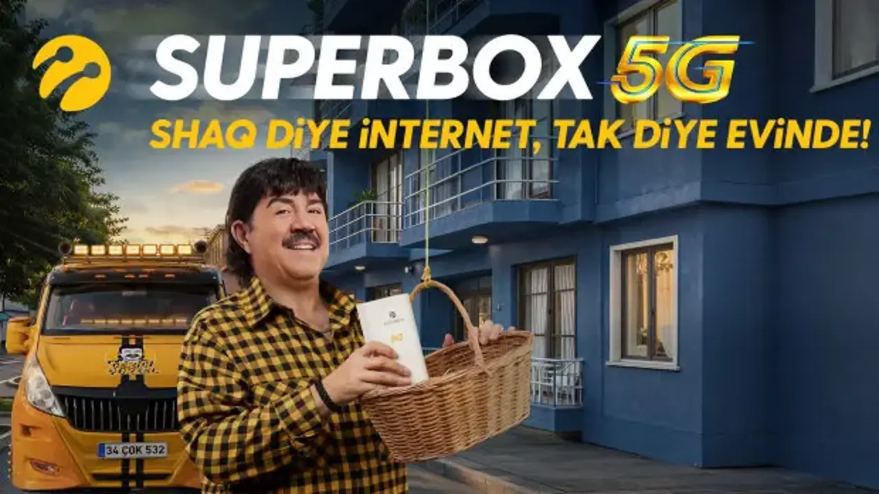 Shaq diye internet, tak diye evinizde: Turkcell Superbox 5G