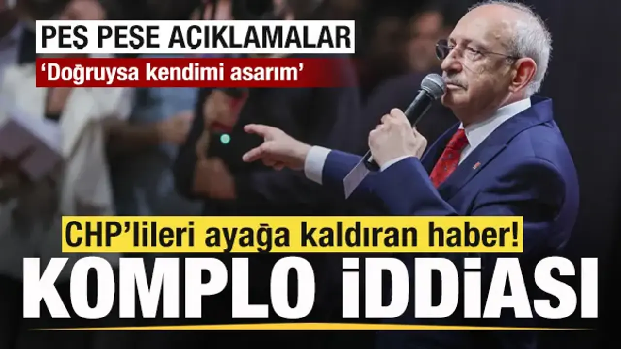 Siyaset gündemine oturdu! CHP'lileri ayaklandıran iddia! Peş peşe sert açıklamalar!