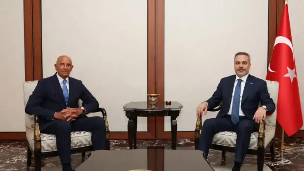 Son dakika... Bakan Fidan Tom Barrack'ı kabul etti