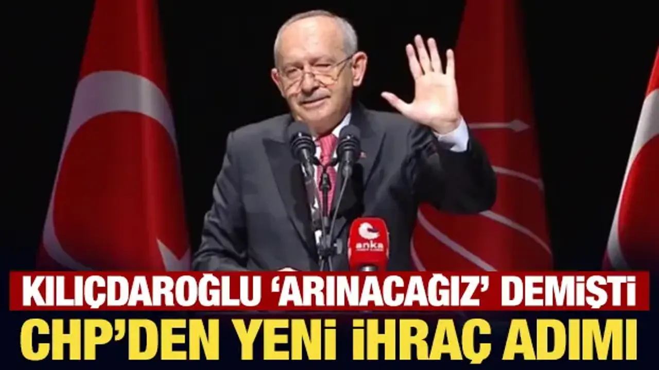 Son Dakika: CHP'den yeni ihraç adımı
