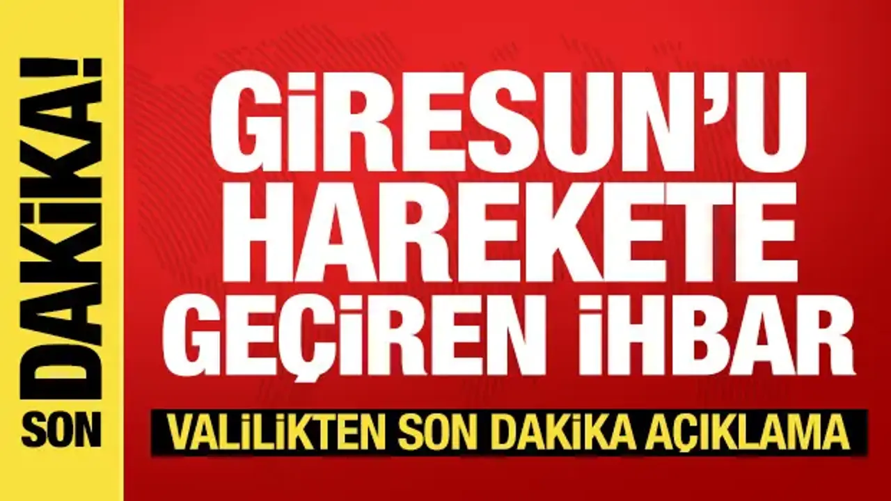 Son dakika haberi: Giresun'da helikopter düştü iddiası