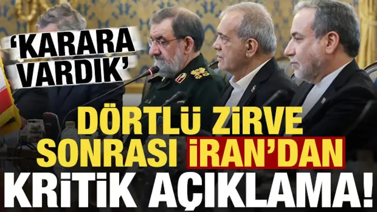 Son dakika haberi: Tahran'daki dev zirve sonrası İran'dan kritik açıklama!