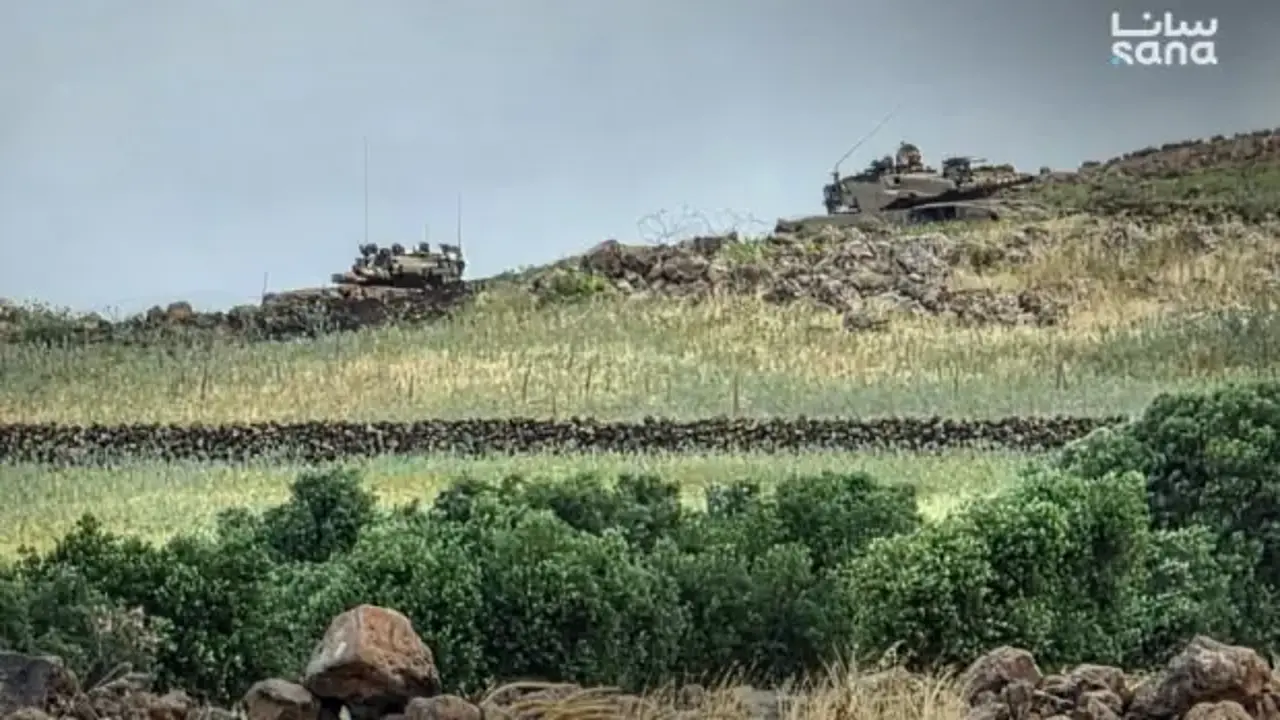 Son dakika... İsrail Suriye'de bir köyü bombaladı