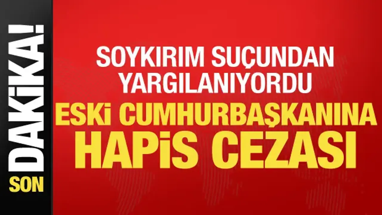 Son dakika... Kosova eski Cumhurbaşkanı Haşim Thaçi'ye 25 yıl hapis cezası