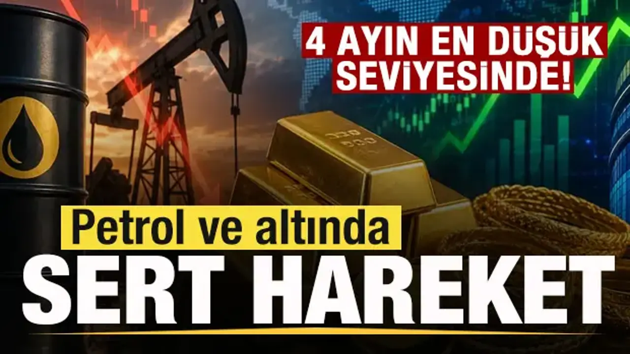 Son dakika: Petrol ve altında sert hareket! Dört ayın en düşük seviyesinde!
