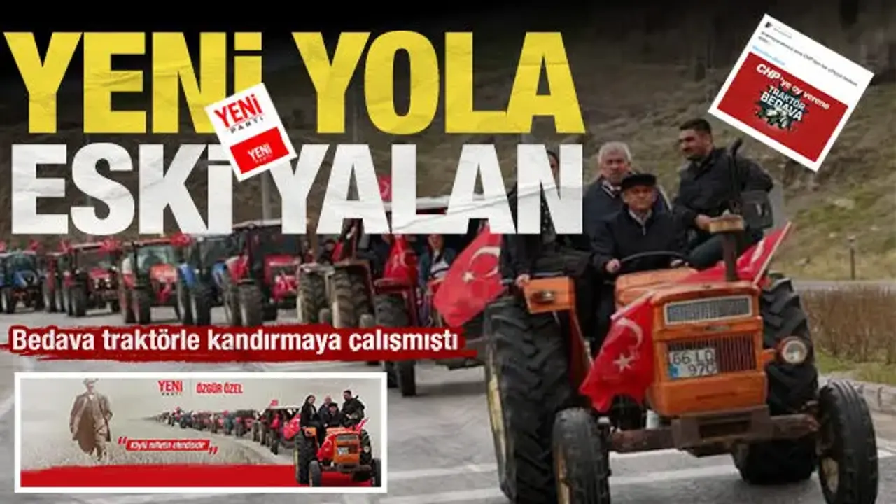 Sözünü tutmadığı traktörle şova devam: Özgür Özel'den pes dedirten yüzsüzlük