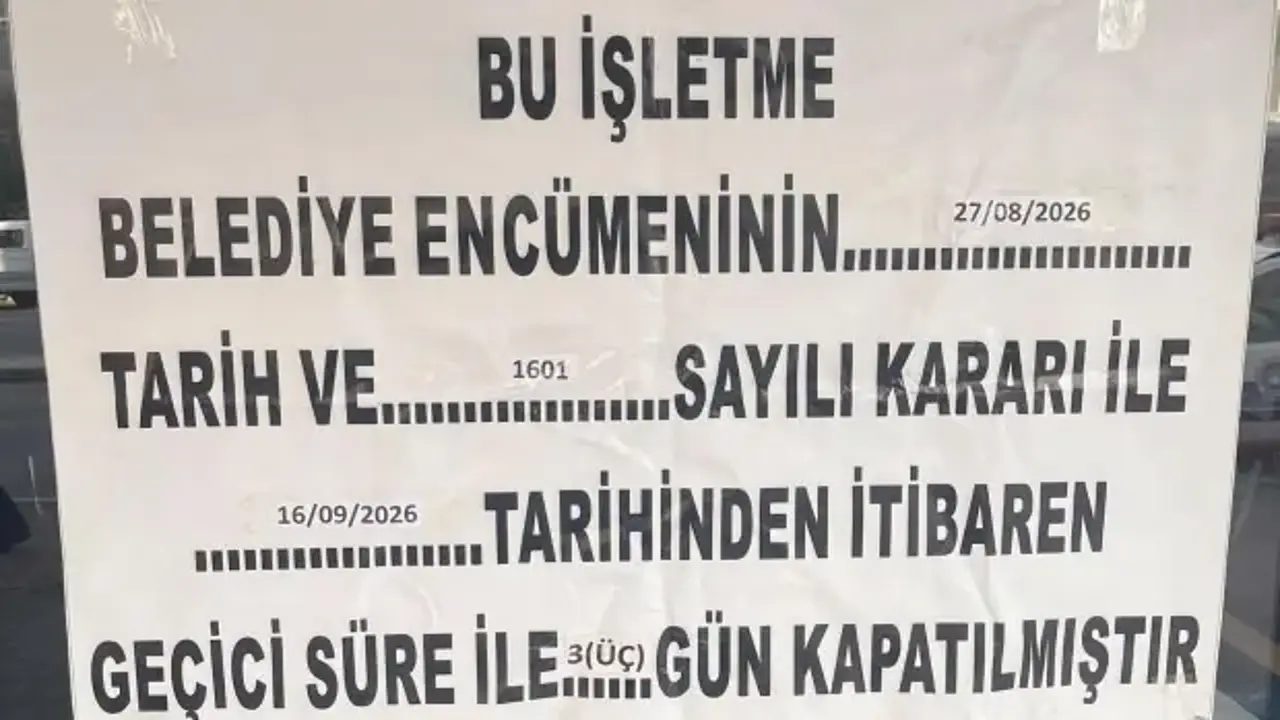 Tarihi geçmiş ürün satan market mühürlendi