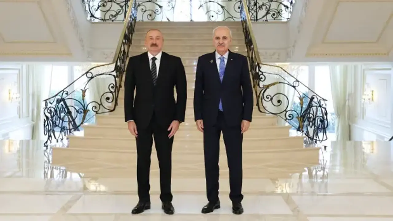 TBMM Başkanı Kurtulmuş, Aliyev tarafından kabul edildi