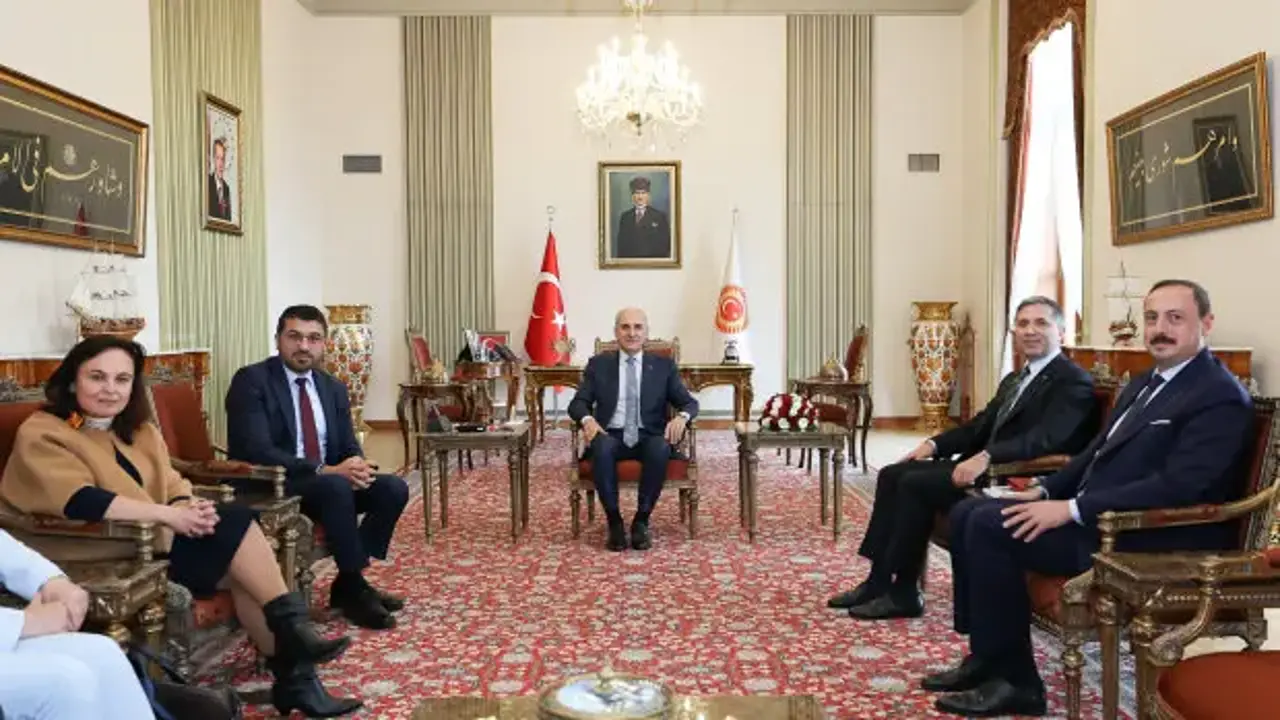TBMM Başkanı Kurtulmuş, Almanya-Türkiye Dostluk Grubu heyetini kabul etti