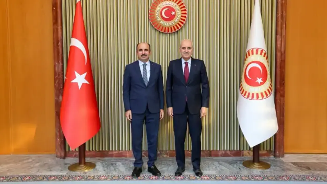 TBMM Başkanı Kurtulmuş, Dünya Belediyeler Birliği Başkanı Altay'ı kabul etti