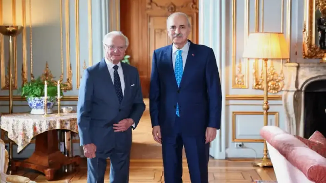 TBMM Başkanı Kurtulmuş, İsveç Kralı Carl XVI. Gustaf ile görüştü