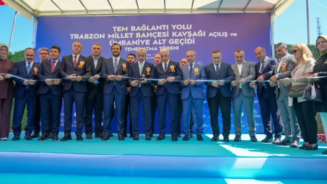 Trabzon Millet Bahçesi Bağlantı Yolu Ümraniye’de Açıldı, Şile Yolu Projesi’nin temeli atıldı