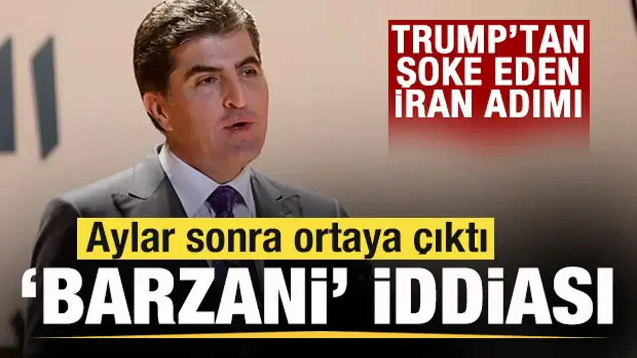 Trump'tan şoke eden İran adımı! Aylar sonra ortaya çıktı! Barzani iddiası