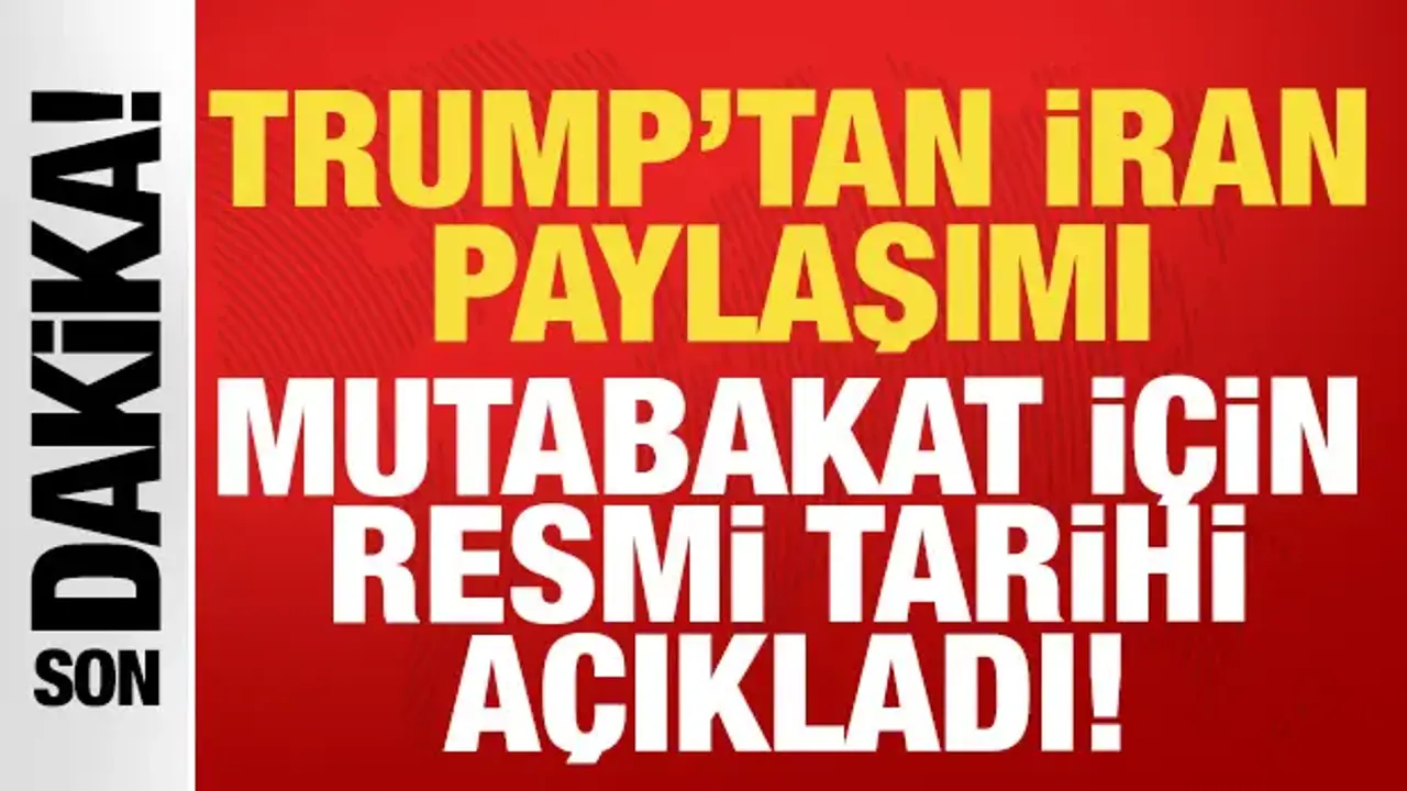 Trump'tan son dakika İran ile anlaşma açıklaması: Resmi tarihi verdi!