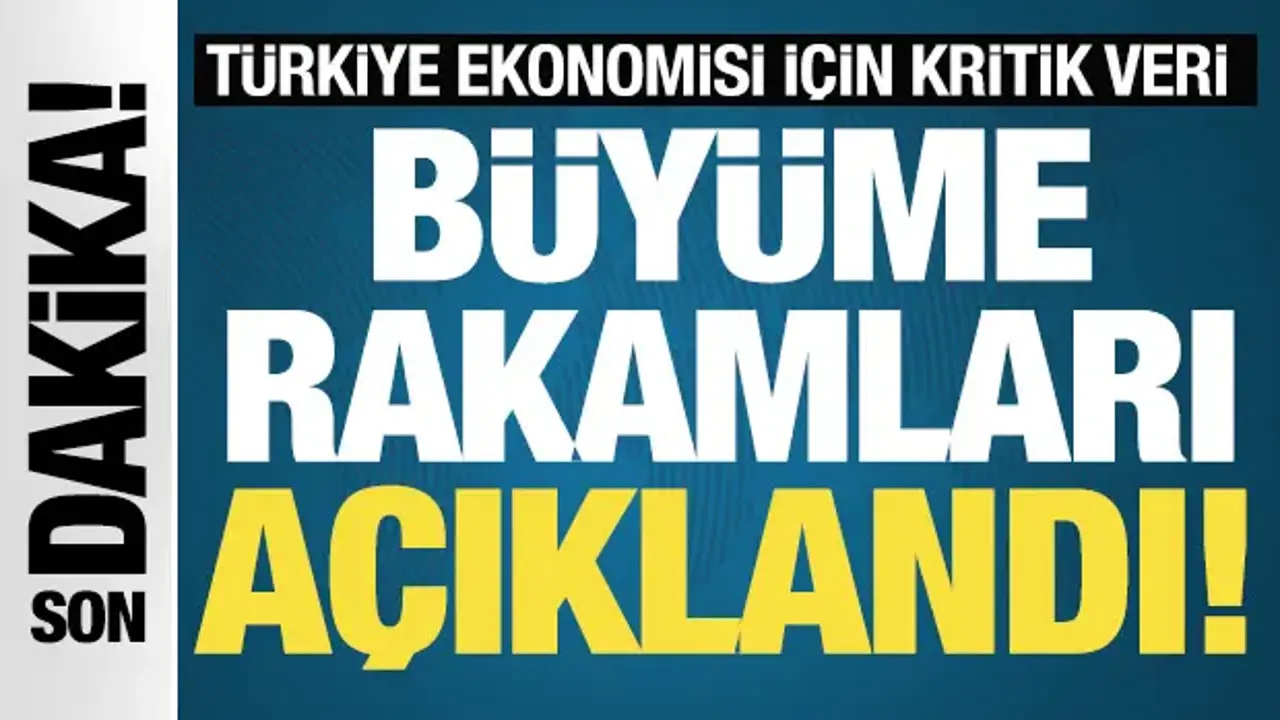 TÜİK büyüme rakamlarını açıkladı