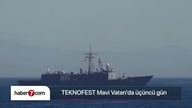 Türk donanmasının vurucu gücü TCG Sancaktar TEKNOFEST Mavi Vatan'da kapılarını açtı