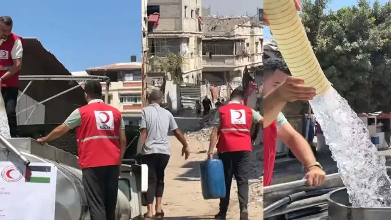 Türk Kızılay, Gazze'de salgın hastalıklara karşı hijyen seferberliği başlattı
