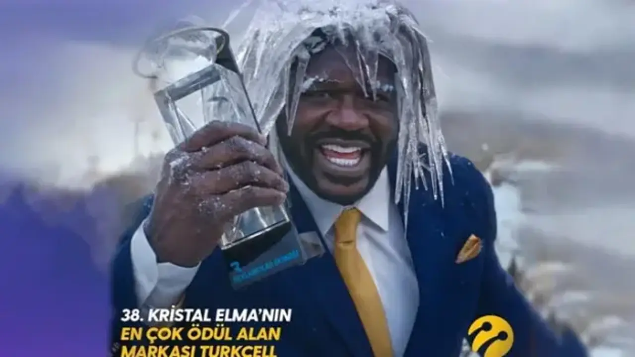 Turkcell’in 'Shaq diye 5G' reklamına Kristal Elma’dan 5 Kristal Elma, 2 büyük ödül