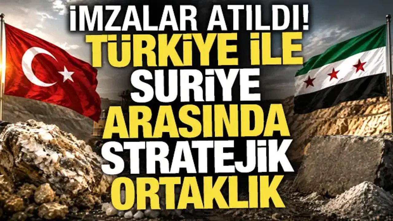 Türkiye ile Suriye arasında madencilikte stratejik ortaklık