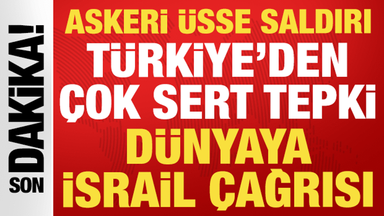Türkiye'den İsrail'in İdlib'de düzenlediği saldırıya kınama