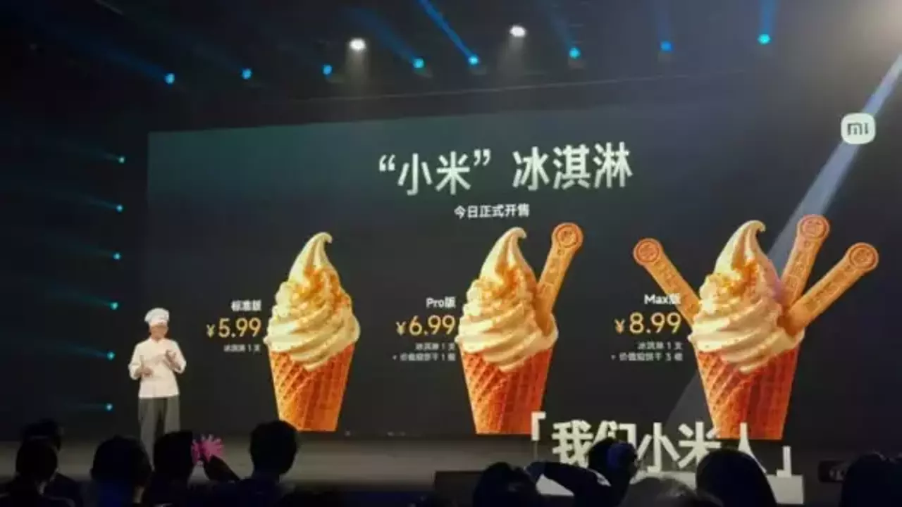 Xiaomi’den bu kez akıllı telefon değil, dondurma tanıttı