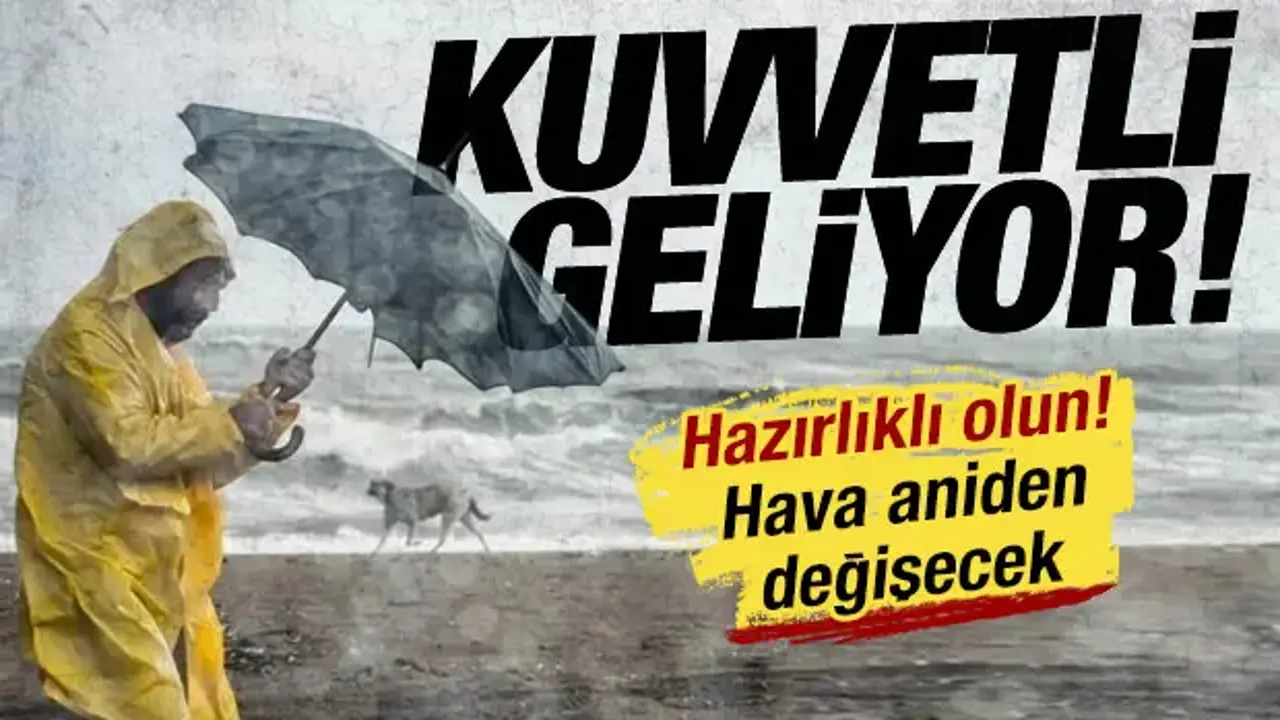 Yağışlı hava dalgası yola çıktı: Karadeniz'e sağanak, Marmara'ya sis uyarısı