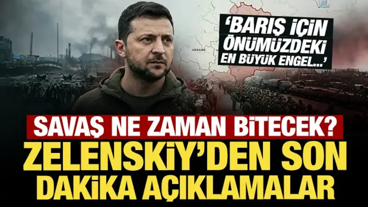 Zelenskiy'den son dakika savaş mesajı: Kış aylarında da devam edecek